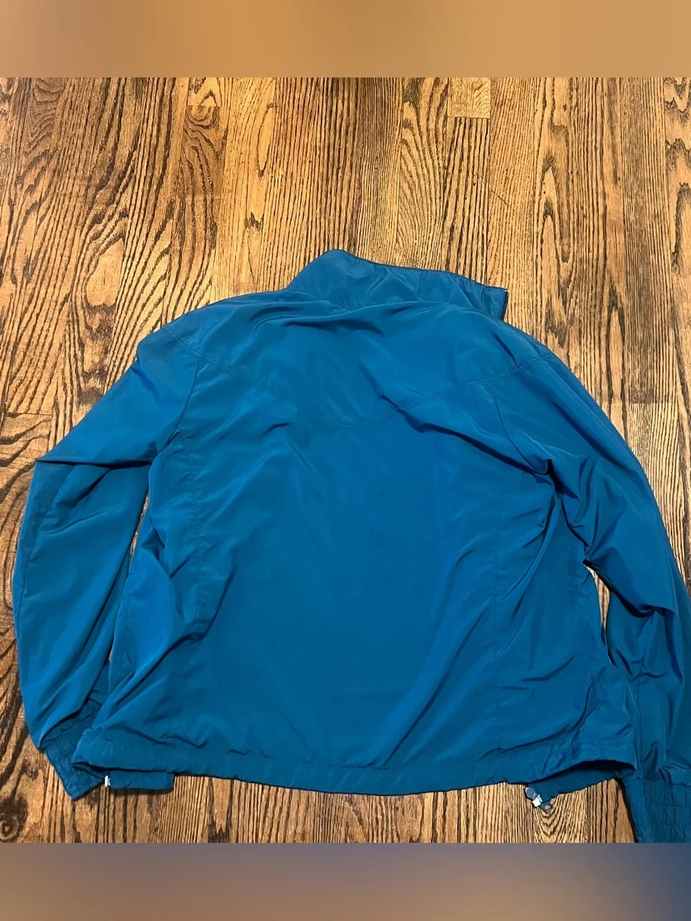 Nike Women's Teal Blue Zip-Up Bomber Jacket